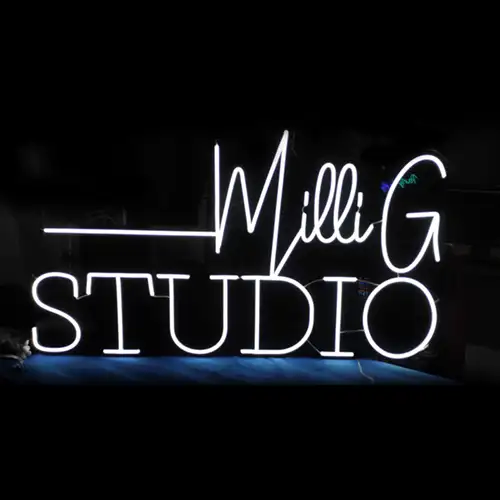 Milli G Studio LED Neon Flex Sign.